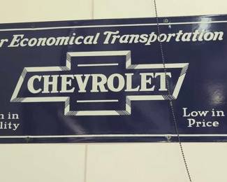 1455 Chevrolet Sign