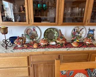 6112 Collection of Duck and Turkey Themed Dishes