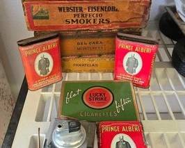 1070 Prince Albert Tobacco Tins, Cigar Boxes More