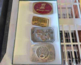 2095 4 Snap On Belt Buckles