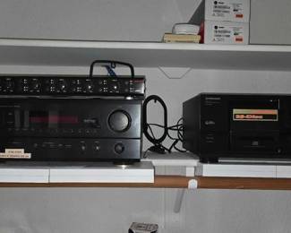 6000 Pioneer Compact Disc Player Denon AMFM Receiver