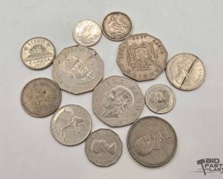 42 Foreign Coins