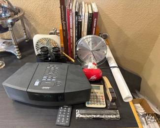 7032 Bose Wave Radio, Binoculars, Helio Weather Station Clock