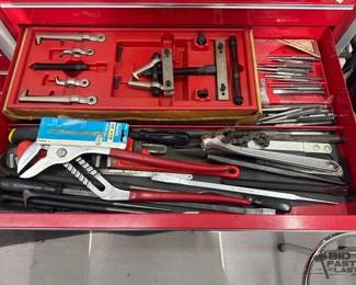 1338 Punch Chisel Set, Gear Puller Set, Channel Lock Pliers, Pipe Wrenches, Screwdrivers