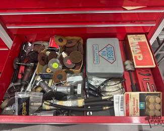 1342 SnapOn Puller Set with Small Slide Hammer, Surseat P51 Line Lapper, Angle Die Grinders, Abrasive...