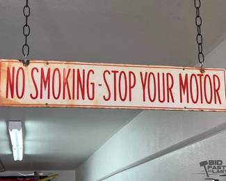1780 No Smoking Stop Your Motor