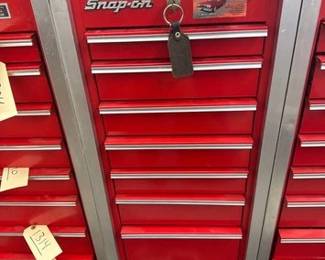 1320 SnapOn Toolbox with 2 Keys and Tools