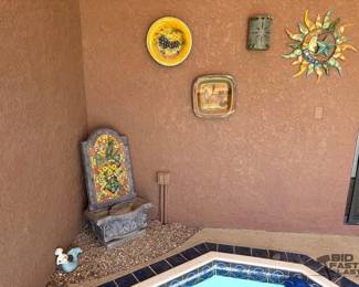 8518 Water Fountain and Wall Art