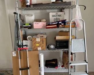 8126 4Tier Metro Rack, Step Ladder, NHRA Sun Hat