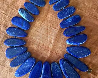 Beautiful lapis necklace