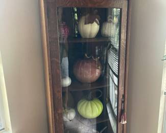 Art Deco glass display case