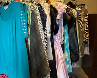 Women’s clothes.