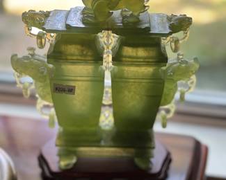 Jade Figurine very ornate $200