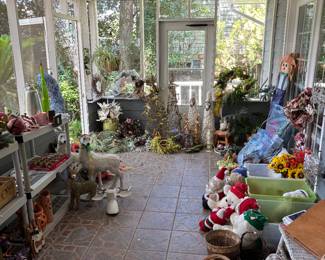 Lots of decor and Christmas.
