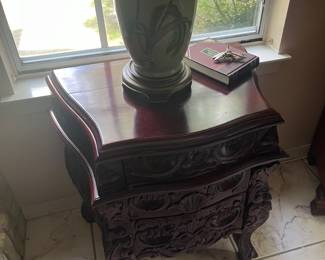 Asian style side table