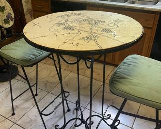 cafe table 2 chairs