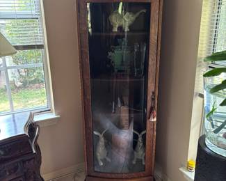 Art Deco curio case $450