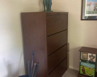 Fire proof 4 drawer file cabinet