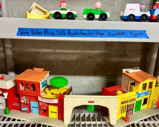 VintageLittle people village $125