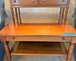 Vintage 3 tier solid wood end of night table
24sq x 26”h $145