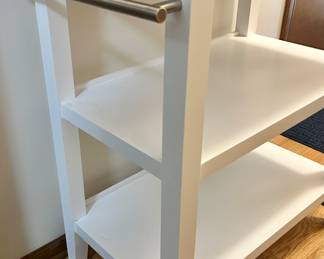 31 x 18 x 35”h butcher block Cart $49