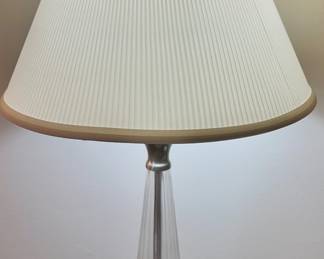 29”h Clear table lamp. (2) available $15ea