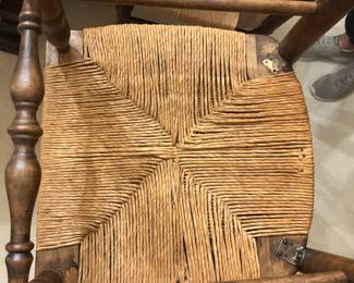 French country vintage ladderback cane seat  straight back Chairs $95 ea
