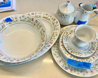 Jian Shiang, Crown Ming  5 pc place setting $15, serving bowl & platter $10ea
