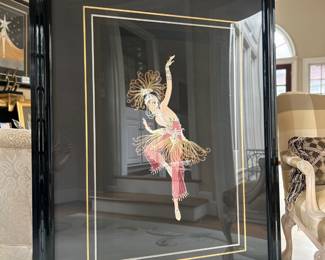 Erte signed and numbered serigraph "Firebird"