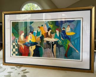 Very large signed and numbered Tarkay print