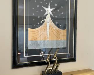 Rare HC (Hors Commence) signed Erte serigraph “New York, New York”