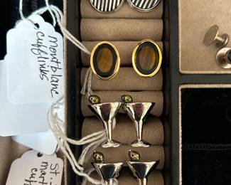 Mont Blanc and St. John's cufflinks