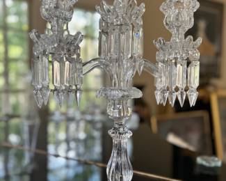 Baccarat candleabra
