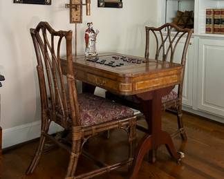 Maitland-Smith chess and backgammon game table