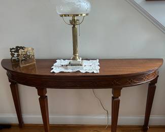 DEMILUNE CONSOLE TABLE