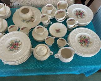 LARGE SET WEDGWOOD CHINA