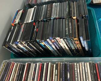 MASSIVE AMOUNT OF CD's AND DVD's