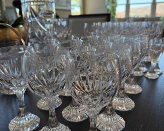 Entire 40 piece collection of the Messina Baccarat Crystal