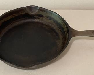 Cast Iron Skillet No. 7 9 3/4 Inch Skillet Letter D
