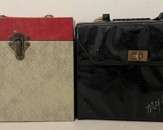 2 VTG 45 Record Cases W/Records