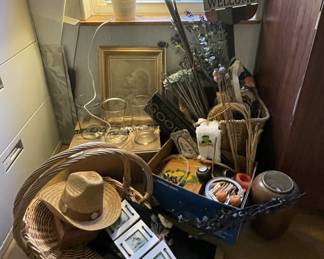 Large Lot of Various Household Decor Items and more.