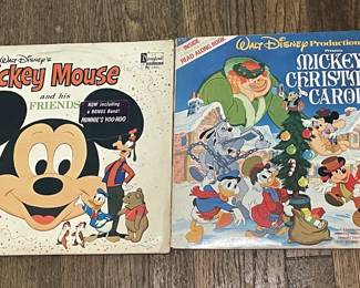 2 Walt Disney's Vinyl Records