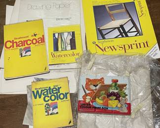 Water Color & Charcoal Art Supplies