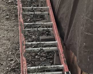 24FT Fiberglass Extension Ladder