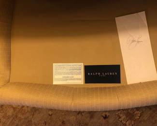 Ralph Lauren Armless Chair
