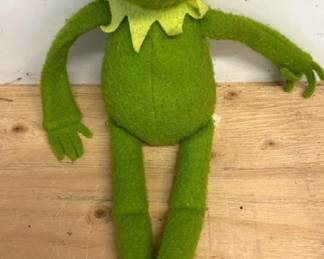 Vintage 18” Kermit plush