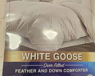 King feather and down comforter