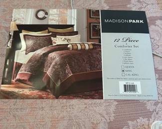 12 piece comforter set king bed
