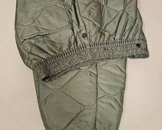 Quilted military pants