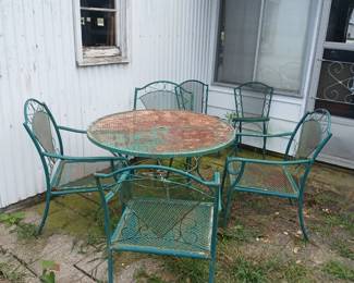 Wrought Iron Patio Set